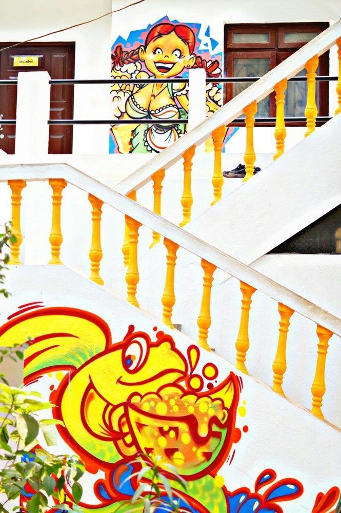 Backpacker Panda Goa Hostel Calangute Exterior foto